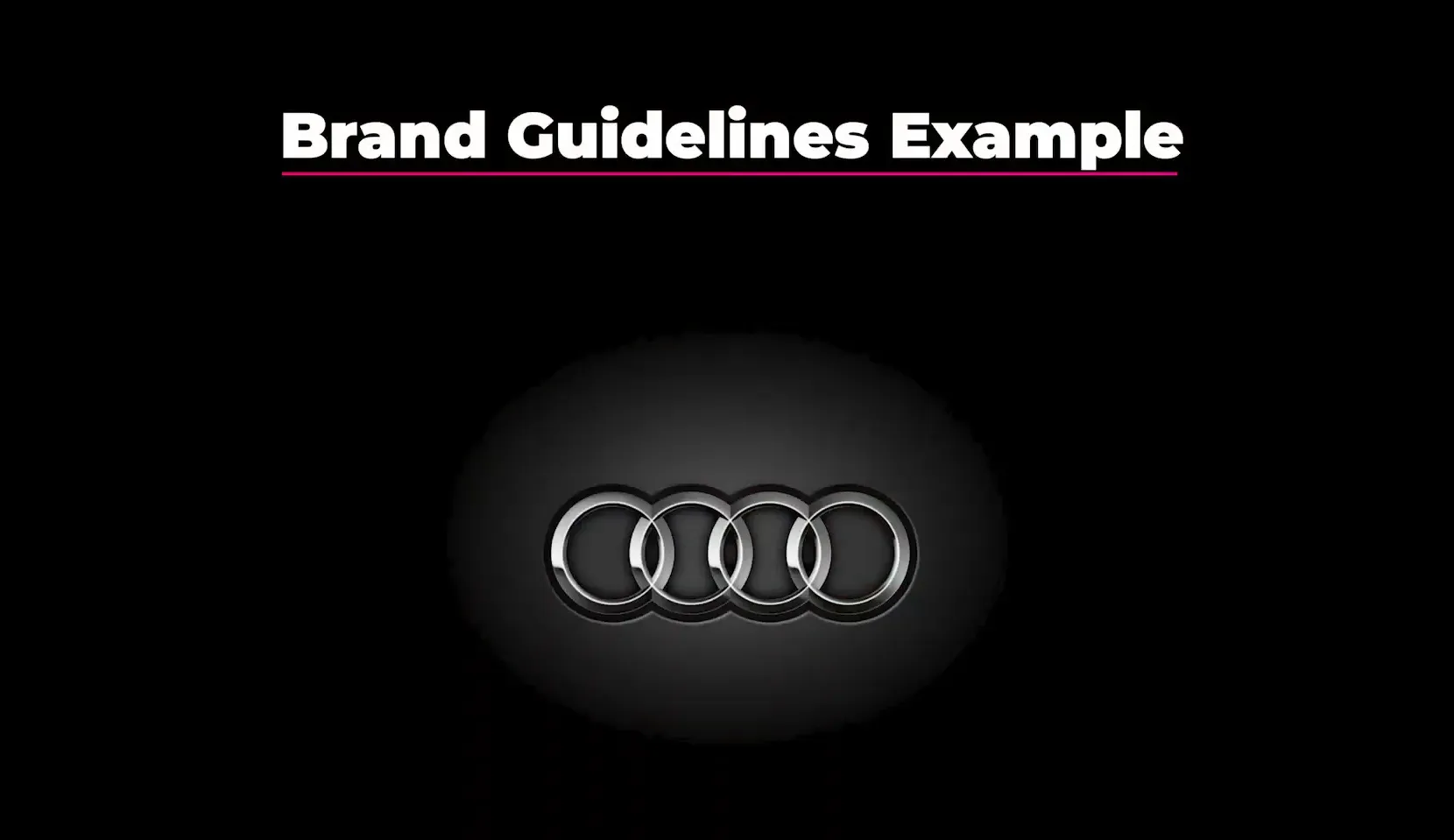 Audi brand guidelines microsite interactiv și detalii