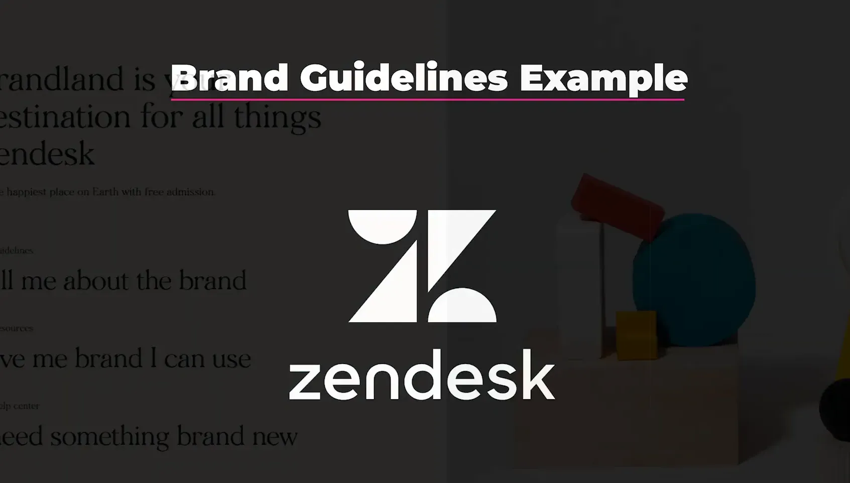 Zendesk brand guidelines și explicații detaliate