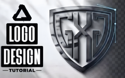 Cum să creezi un logo cu trei litere într-un scut folosind Affinity Designer