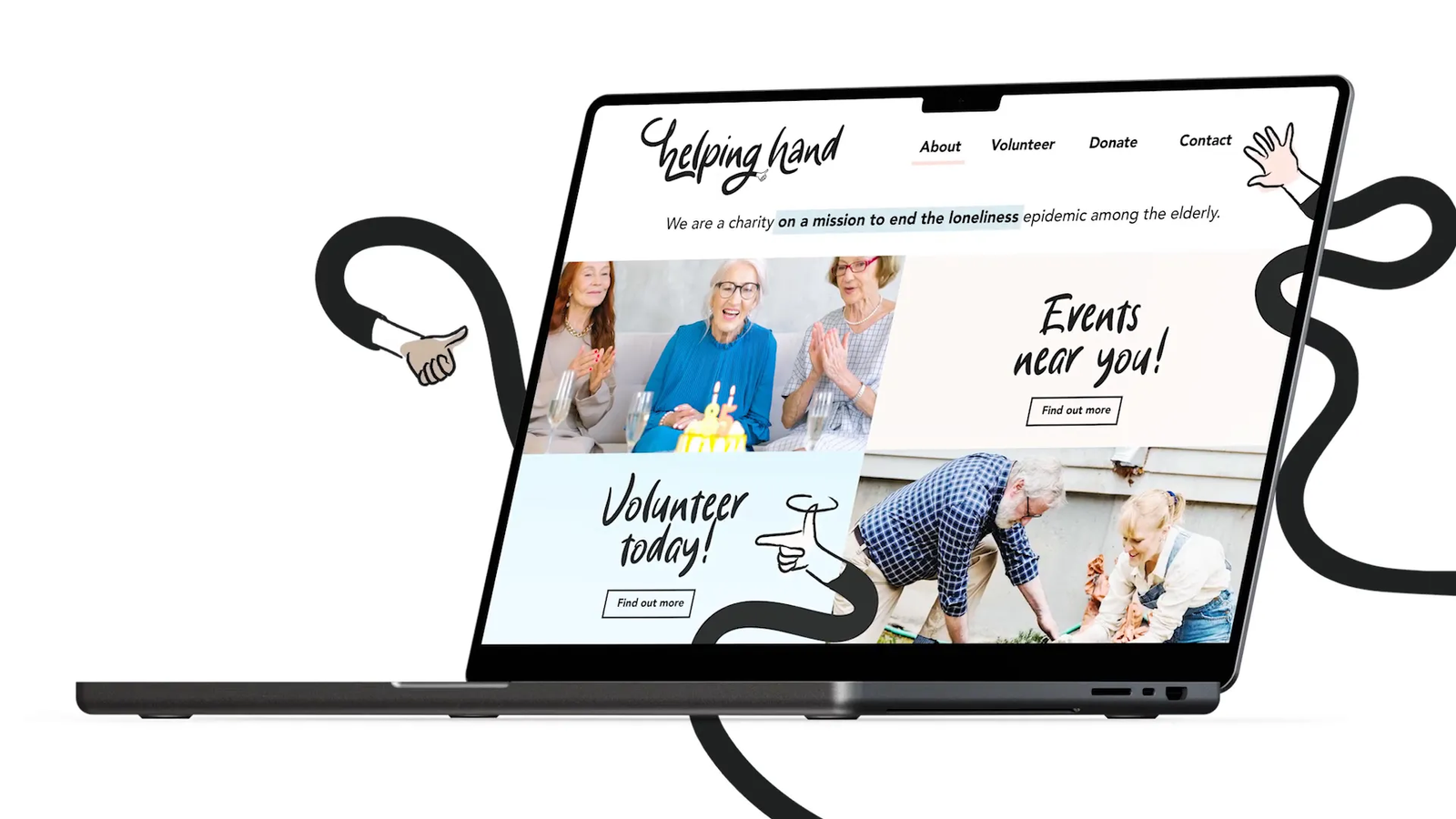 Mockup-uri pentru website, social media și materiale tipărite