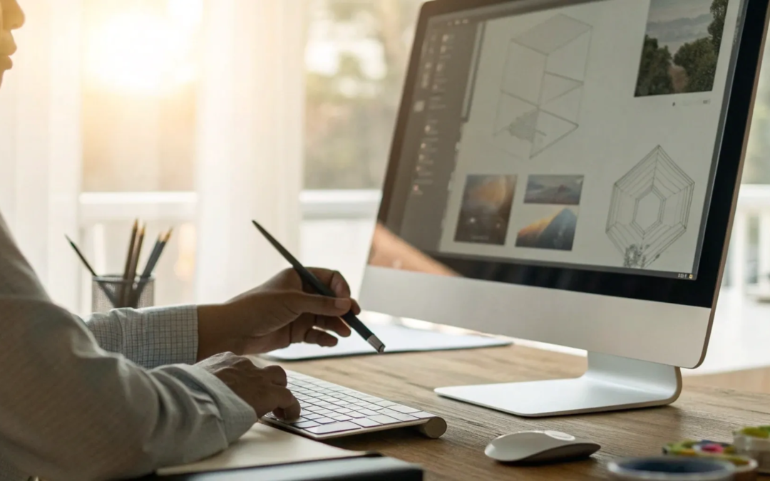 Logo design original: Cum reduc timpul de creație pentru un logo folosind AI și Illustrator